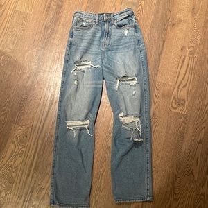 Hollister high-rise blue jeans